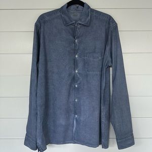 Massimo Alba Canary Button Down